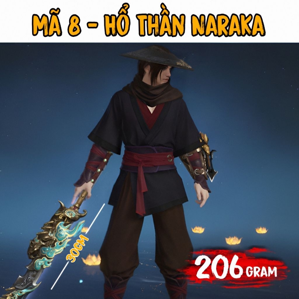 Mô hình trang bị Hổ Thần Naraka dài 30cm - Hoàng mô hình
