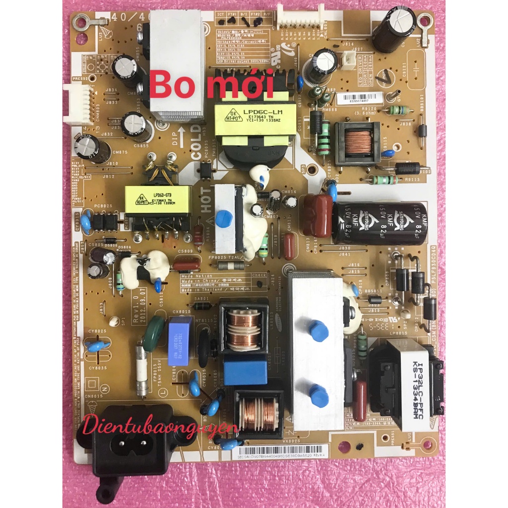 Bo nguồn Mới TIVI samsung 40EH5000 40EH5300 39EH5003 46EH5000 46EH5300.