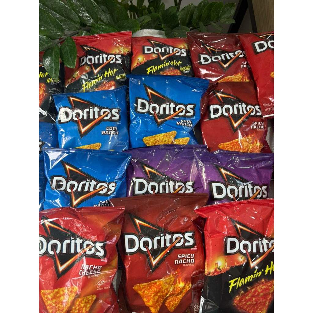 Snack bắp Doritos Mỹ nhiều vị – Nacho Cheese, Spicy Nacho, Cool Ranch, Flamin’ Hot, Spicy Sweet Chil