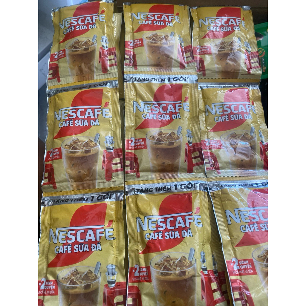 10 gói Café sữa đá Nescafe tặng 1 gói
