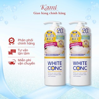 Sữa Tắm Bổ Sung Vitamin C, Hỗ Trợ Dưỡng Sáng Da White Conc Body Nhật Bản 360ml/600ml