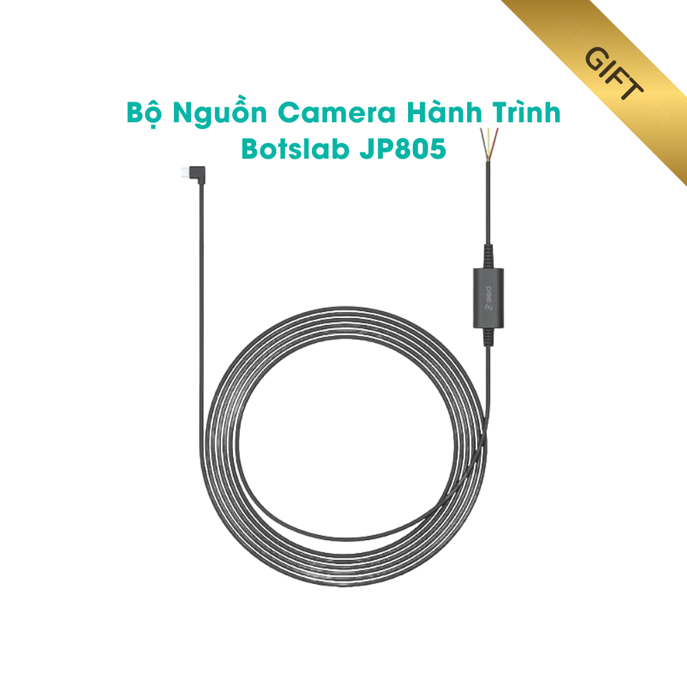 [QUÀ TẶNG KHÔNG BÁN] Bộ Nguồn JP805 Cho Camera Hành Trình BOTSLAB - Cấp Nguồn Khi Đỗ Xe