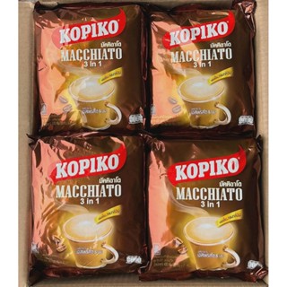  MẪU MỚI 400g x 20 gói COMBO 4 Bịch Cafe Kopiko Macchiato 3in1 Cà Phê Sữa Hòa Tan Thơm Ngon Đậm Vị date 2027 