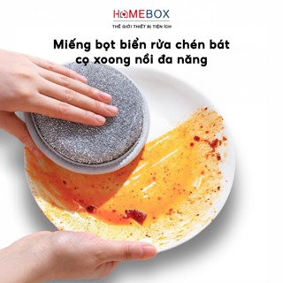 Bọt Biển Rửa Bát 3 Lớp Tạo Bọt Làm Sạch Nhanh, Cọ Xoong Nồi Đa Năng Chén Bát Đa Năng Hiệu Quả