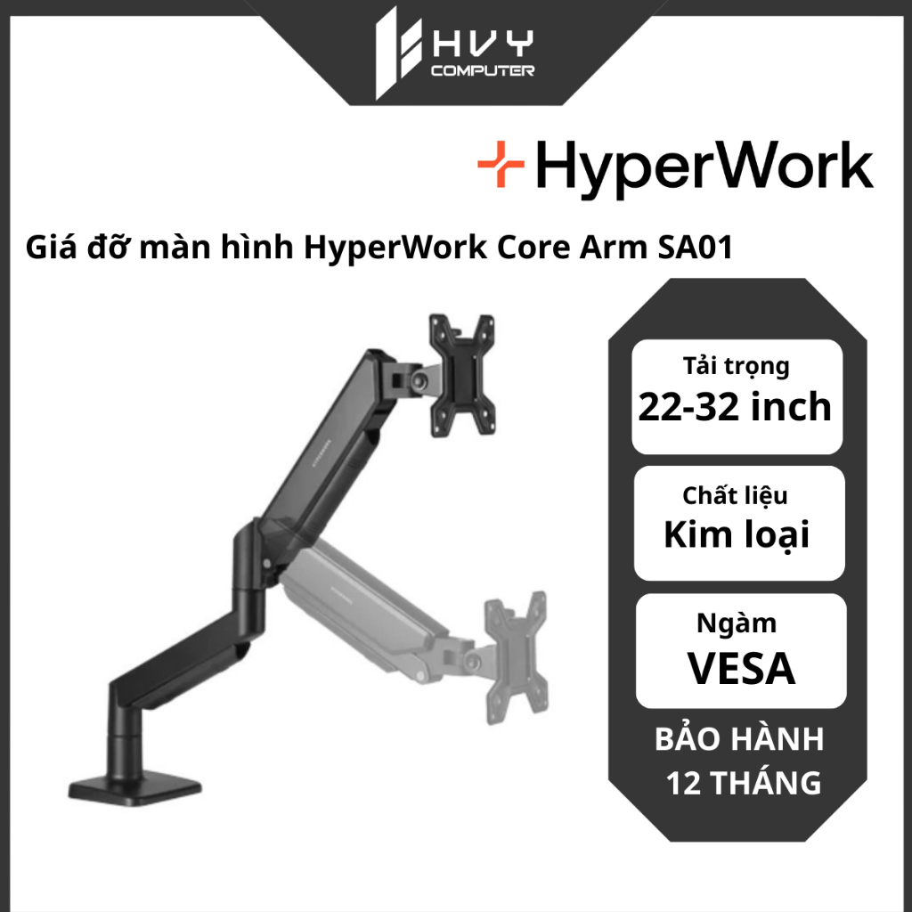 ARM / Giá đỡ màn hình HyperWork Core Arm SA01