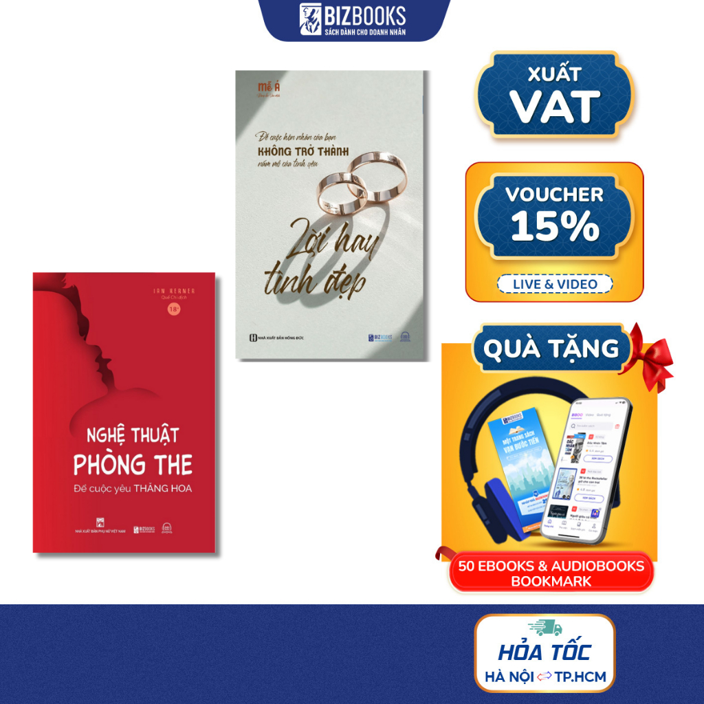 Bộ Sách Giữ Lửa Hôn Nhân: Nghệ Thuật Phòng The Và Lời Hay Tình Đẹp - BizBooks