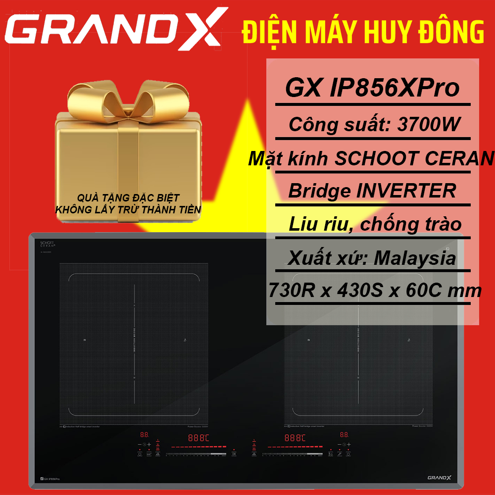 Bếp từ GrandX GX IP856Pro(GX IP856XPro)