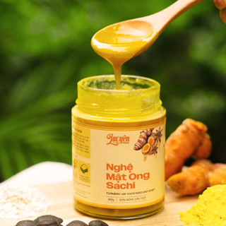 Mật Ong Nghệ Sachi Nguyên Chất Lạc Yên Foods, 100% Tinh Bột Nghệ & Mật Ong Nguyên Chất