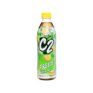 Trà Xanh C2 Dưa Lưới - Bạc Hà Thùng 24 Chai 455 Ml