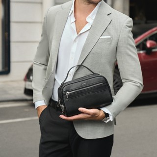 Túi clutch nam cao cấp da thật LECOS - LC16