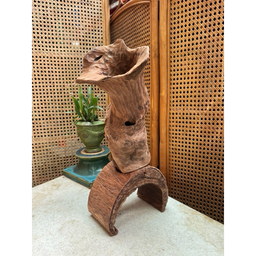 DD16 - Lũa trang trí để bàn, Lũa gỗ, Chao đèn lũa, Lũa cắm hoa