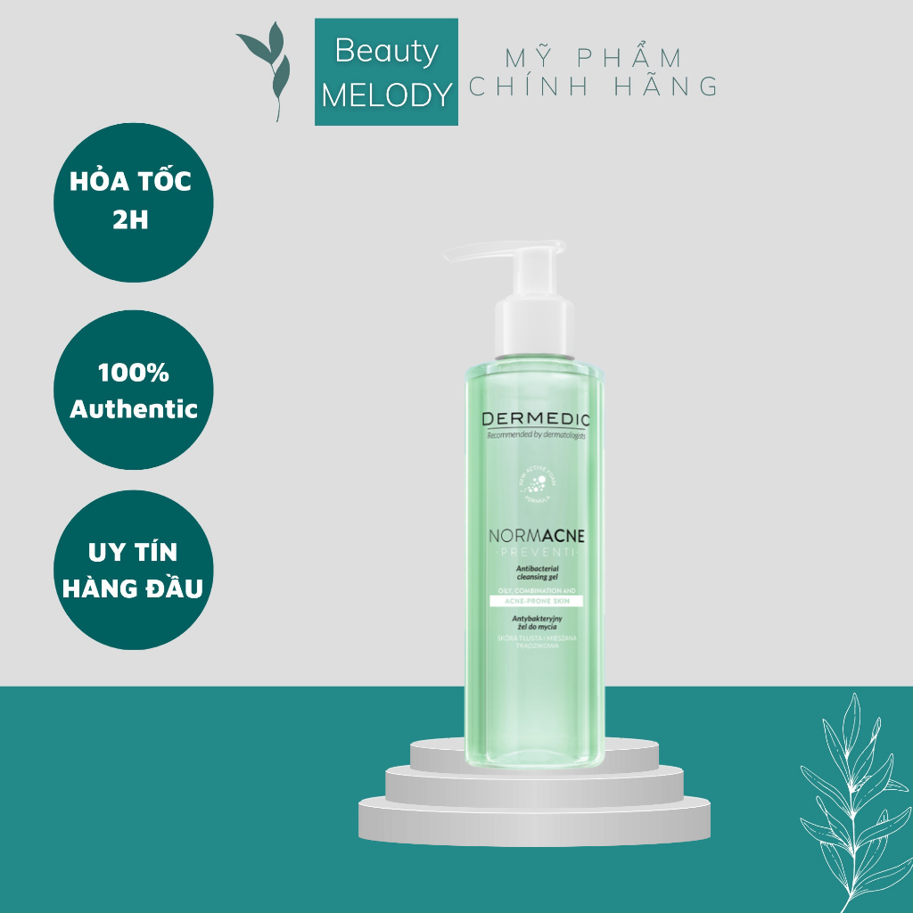 Sữa rửa mặt D..M...DIC N.o.r..m..a..c..n..e. Antibacterial Cleansing Gel  [BEAUTY MELODY]