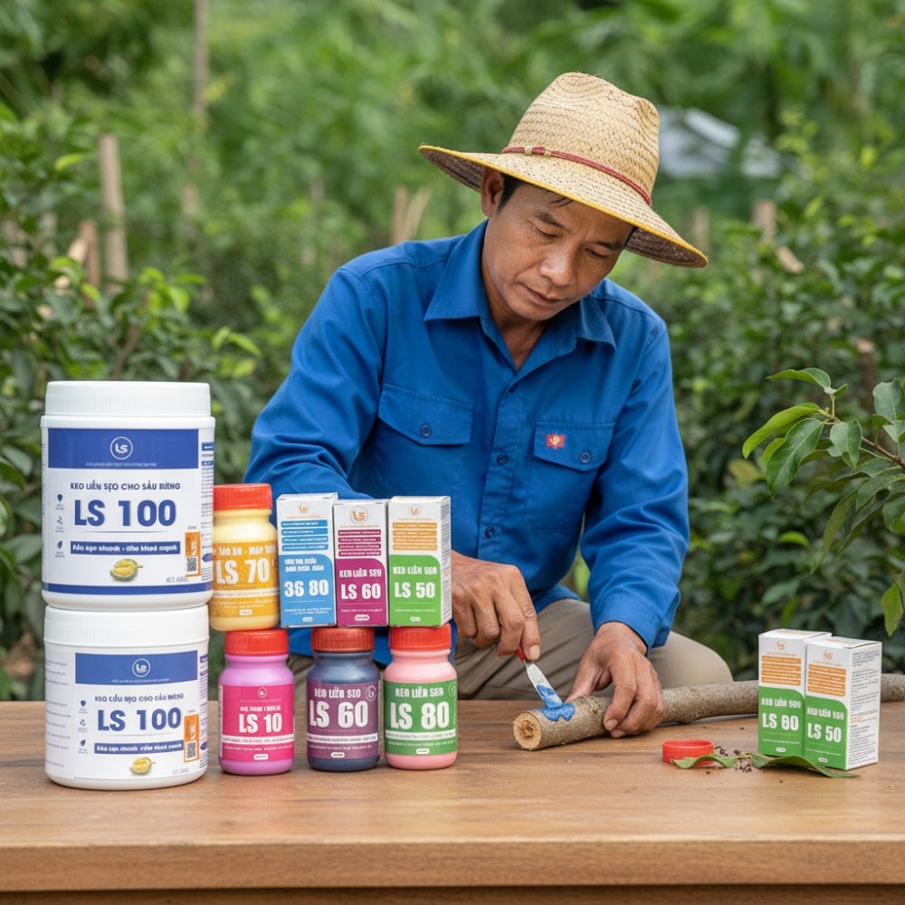 Keo liền sẹo cây dùng cho mai vàng, bonsai,hoa lan ls50 ,ls60,ls70(100gr),ls80 (30gr), ls10(100g)