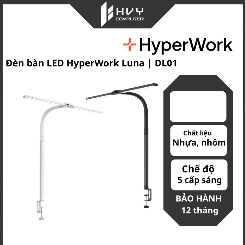 Đèn bàn LED HyperWork Luna | DL01
