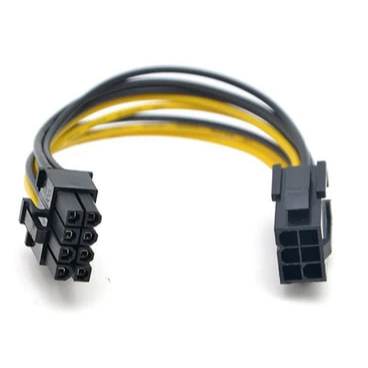 Cáp chuyển nguồn từ 6 Pin sang 8 Pin cho VGA ( 6 pin to 8 pin )