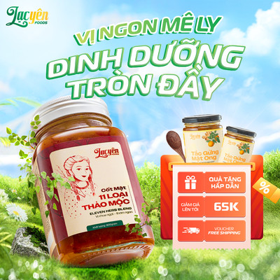 Cốt Mật 11 Loại Thảo Mộc Lạc Yên Foods  Đậm Vị Chua Ngọt Táo Đỏ Kỷ Tử Thơm Ngon Tốt Cho Phụ Nữ