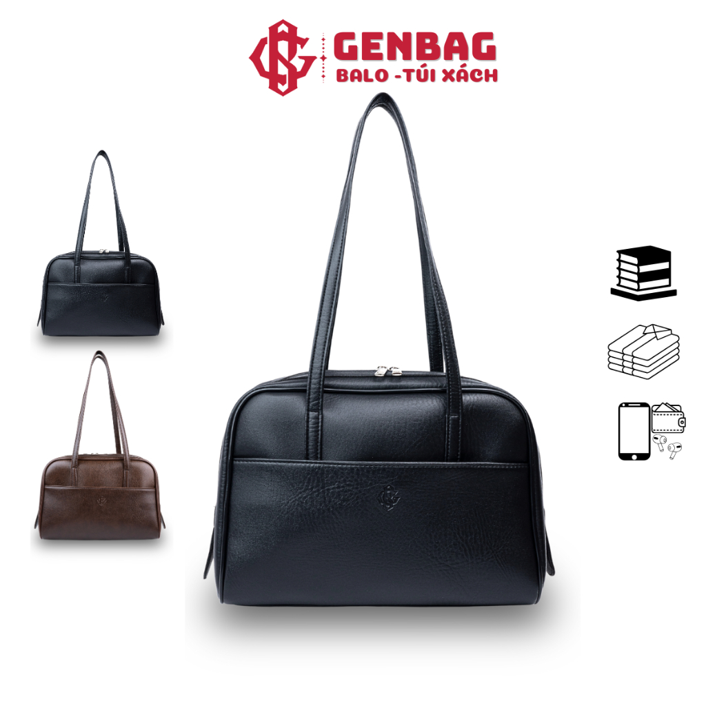 Túi xách nữ đeo vai GENBAG túi kẹp nách đi chơi đi học thời trang cao cấp TX28