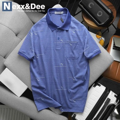 Áo thun POLO nam chấm bi cá sấu họa tiết có cổ bẻ trẻ trung niên big size 3xl Nexx&Dee CS19
