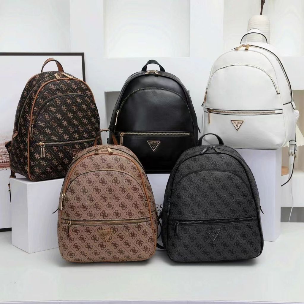 Balo Guess dành cho nữ, ba lô in họa tiết thời trang và thanh lịch dành cho bé gái, ba lô siêu dễ th