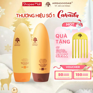 Combo Dầu gội trị gàu sạch gàu Arganmidas và xả giúp giảm ngứa da dầu chắc khỏe chân tóc 450ml 