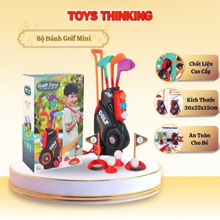 Bộ Đồ Chơi Golf Mini Cỡ Lớn ToysThinking Cho Bé Vui Chơi Vận Động Kèm Túi Xách Bánh Xe Tiện Dụng