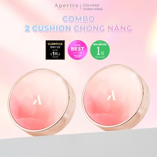  Combo 2 Cushion Chống Nắng Che Phủ Hoàn Hảo Bảo Vệ Da Toàn Diện Aperire Day Dream Cover SPF50+ 