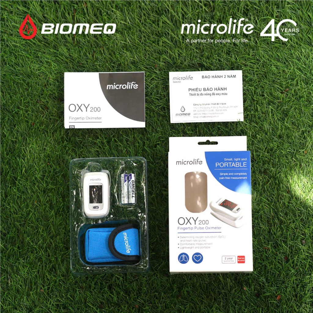Máy Đo Nồng Độ Oxy Trong Máu Microlife OXY 200