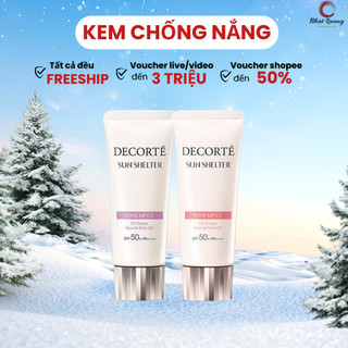  Kem chống nắng nâng tông cao cấp Decorté Sun Shelter Tone Up CC SPF50+ PA++++  35g  nội địa Nhật 