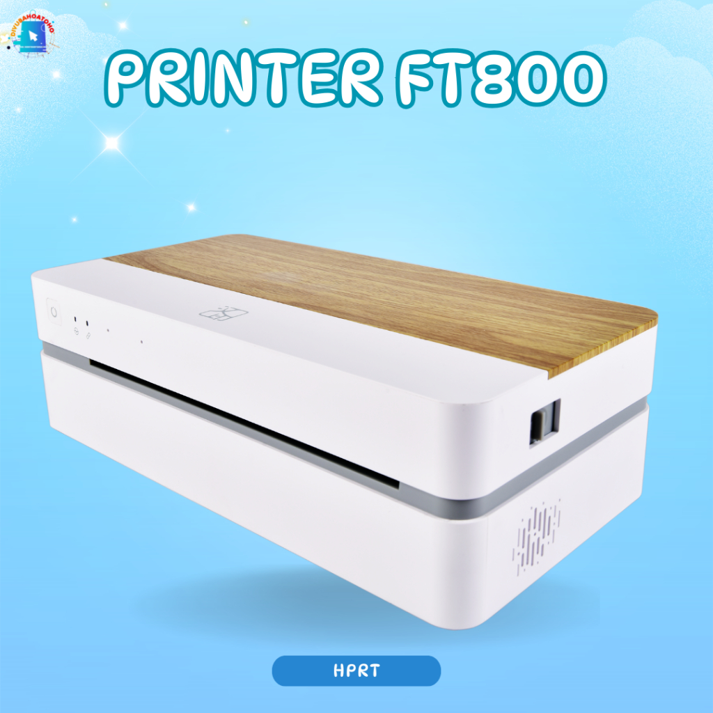 Máy In Nhiệt Hprt FT800 - In Nhanh, Phân Giải Cao, Kết Nối Đa Nền Tảng, Kết Nối WIFI-Bluetooth