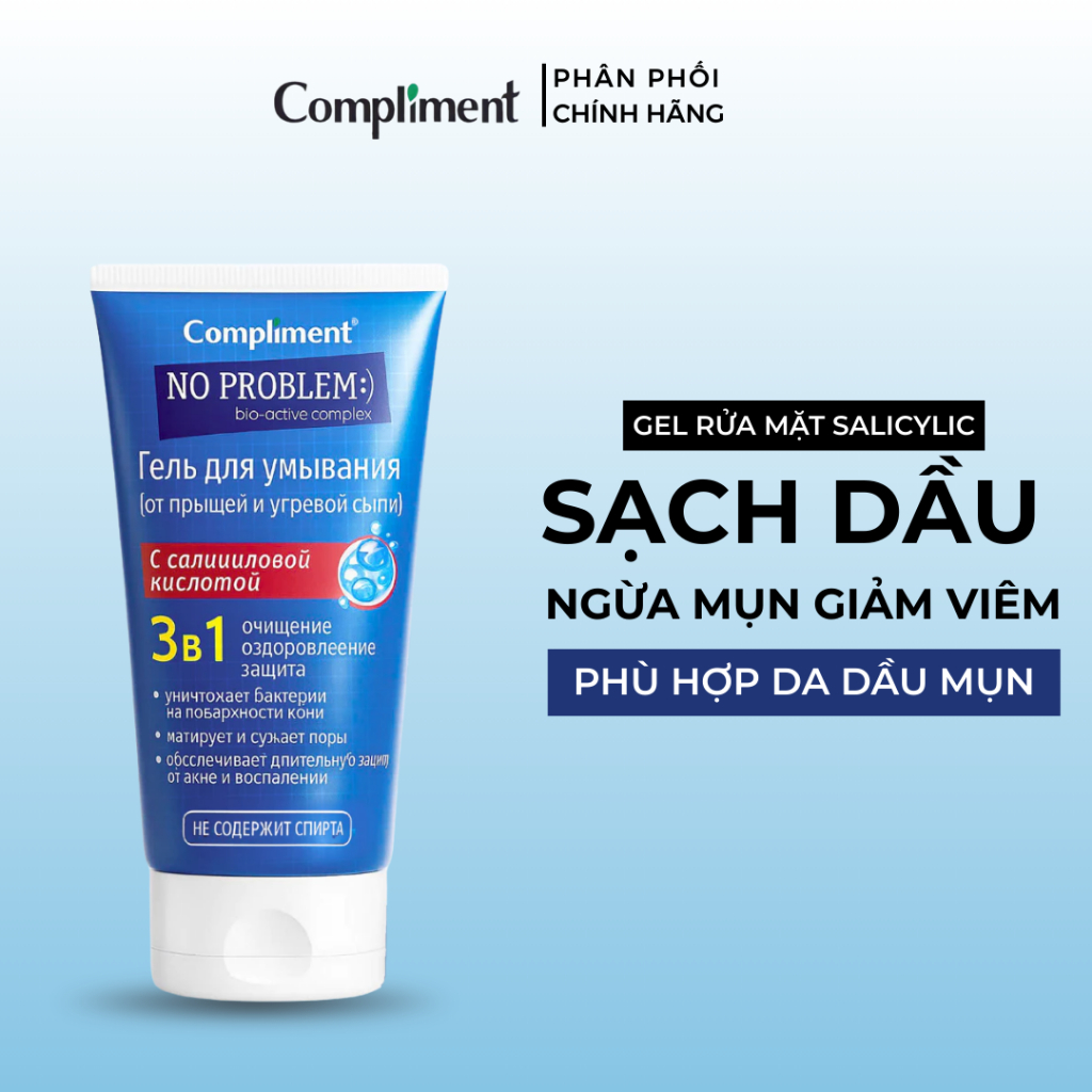 Sữa Rửa Mặt Skin Compliment 200ml, SRM Dịu Nhẹ Cho Mọi Loại Da