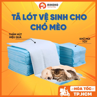  Tã Lót Vệ Sinh Cho Thú Cưng - Nhiều Kích Cỡ Siêu Thấm Hút - Phù Hợp Cho Khay Lồng Chuồng - Aikoko 