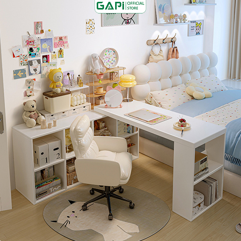 Bàn làm việc GAPI có ngăn để đồ đa năng phong cách Nordic - GP368