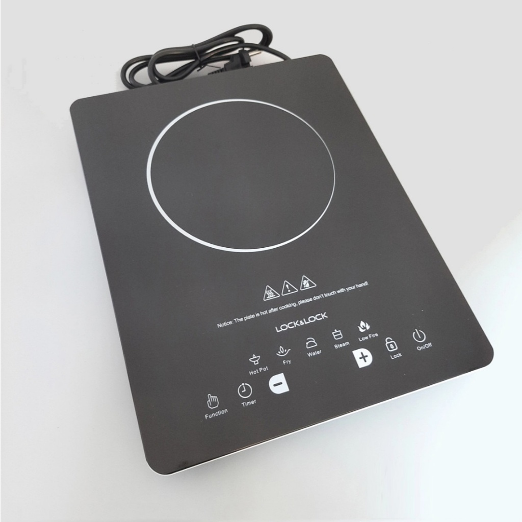 Bếp Điện Từ LocknLock Induction Cooker EJI311 Màu Đen 1500W Bảo Hành 2 Năm