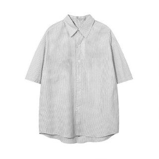  Áo Sơ Mi cộc tay nam nữ Kẻ Sọc 2 Tay Thời Trang Unisex 