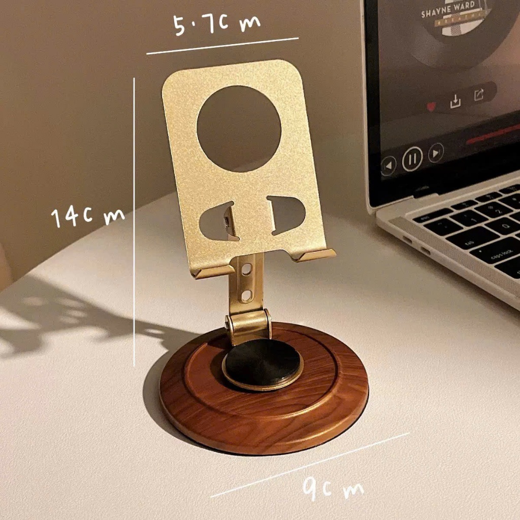 Giá đỡ Điện thoại Máy tính Bảng iPad HỢP KIM Xoay 360 độ Gấp gọn Kệ đỡ iPhone Android Table Kệ Điện Thoại Xem Phim Live | BigBuy360 - bigbuy360.vn