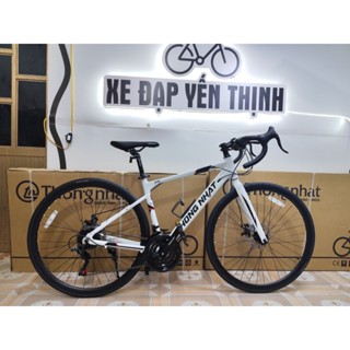  Xe đạp đua road bike Thống Nhất RPD bánh 700c  Tặng đèn gọng nước chắn bùn dầu xích lục g 