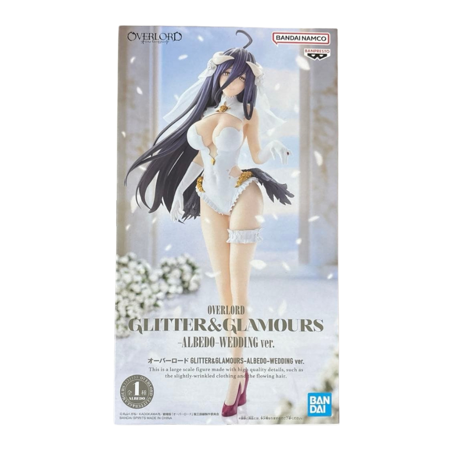Banpresto Overlord GLITTER&GLAMOURS ALBEDO WEDDING ver. Figure Japan Shalltear