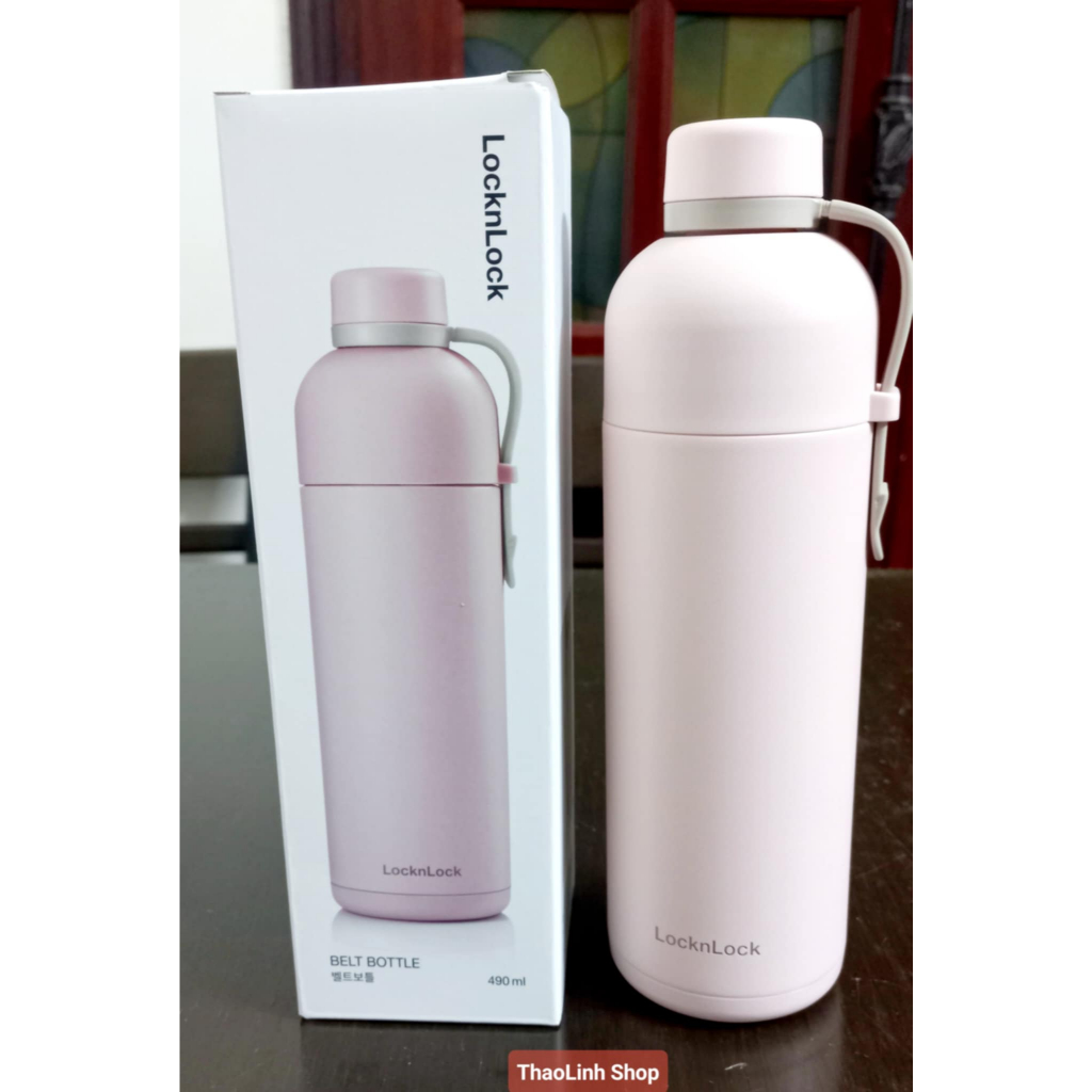 Bình giữ nhiệt có quai xách Lock&Lock Belt Bottle 490ml - LHC4267