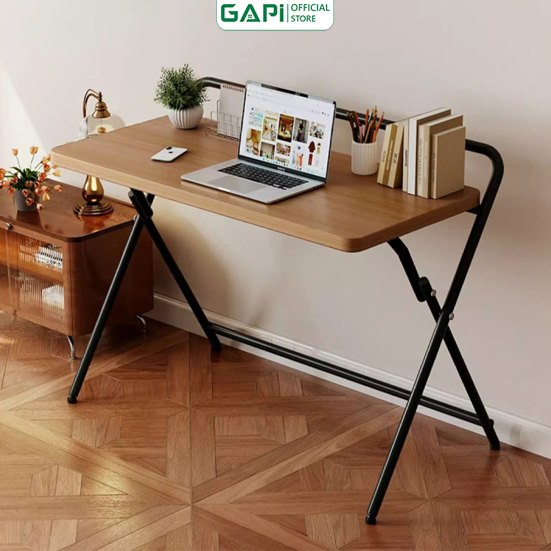 Bàn làm việc gấp gọn tiện ích khung sắt chắc chắn thương hiệu GAPI - GM139