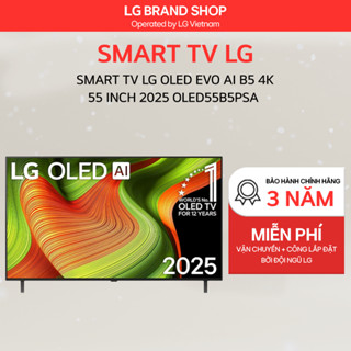   Chỉ giao miền Nam Bắc  OLED55B5PSA - Smart TV LG OLED evo AI B5 4K 55 inch 2025 