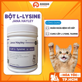 Bột L-Lysine Jana Hayley Tăng Đề Kháng Cho Chó Mèo - Hỗ Trợ Các Bệnh Về Hô Hấp (Đau Mắt, Ho, Sổ Mũi) - Aikoko