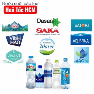   hỏa tốc HCM  2 thùng nước khoáng lavie Satori Dasani Vĩnh Hảo Vivant Aquafina 