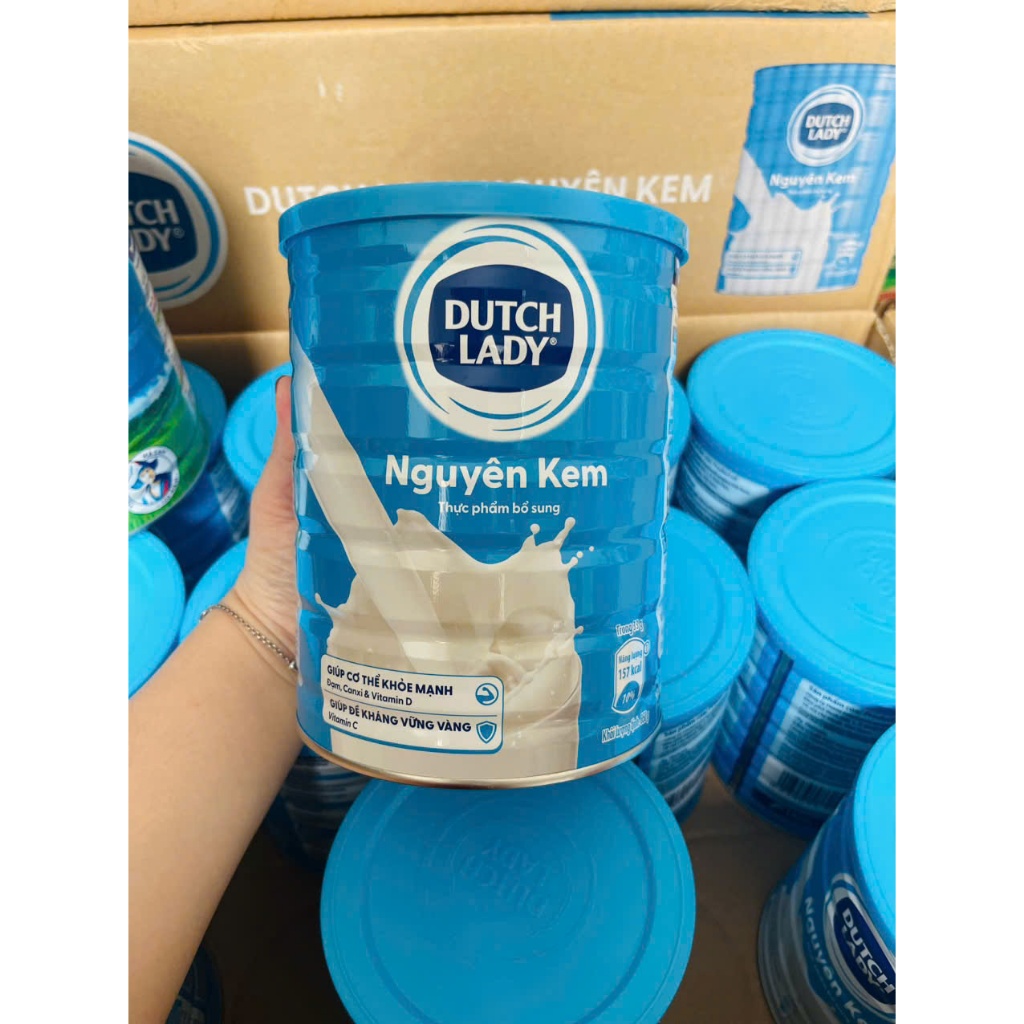 [Mẫu mới] Sữa Bột Nguyên Kem Cô Gái Hà Lan Dutch Lady lon 850g