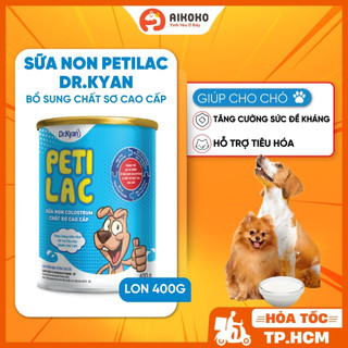  Sữa Bột Dinh Dưỡng Petilac Dr.Kyan Cho Chó - Tăng Cường Đề Kháng Hỗ Trợ Tiêu Hóa - Lon 400g- Aikoko 