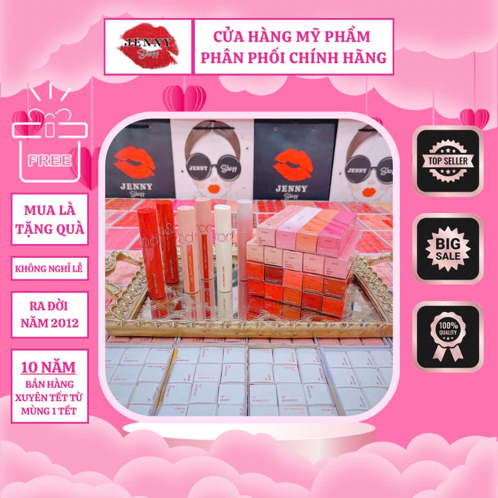 Son Tint Bóng Romand Juicy Lasting Tint