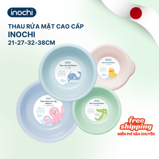  Chậu rửa mặt Notoro inochi cho bé thau nhựa tắm gội đầu size 21 27 32cm - nhựa nguyên sinh cao cấp 