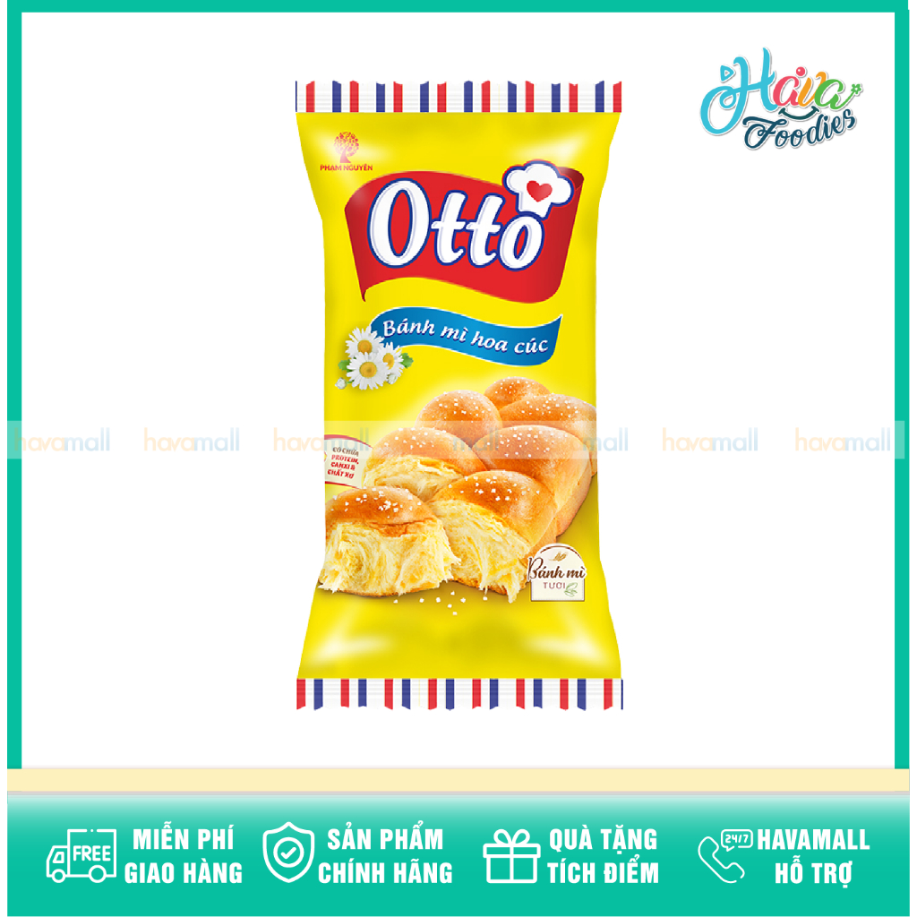 Bánh Mì Hoa Cúc Mềm Xốp Otto Phạm Nguyên 80g – Otto Brioche Tressée