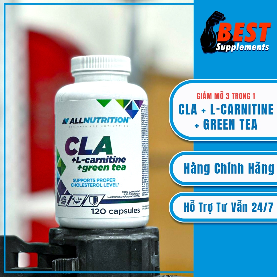 SFD Nutrition - Viên Uống CLA + L-Carnitine + Green Tea 120 Viên
