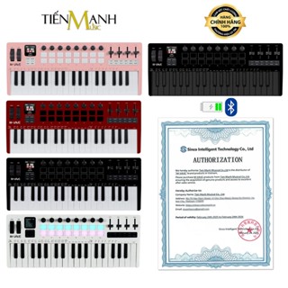   Chính Hãng  Midi Keyboard Controller 37 Phím M-Vave SMK-37 PRO Elite - Bàn Phím Sáng Tác Sản Xuất Producer Mvave SMK37 