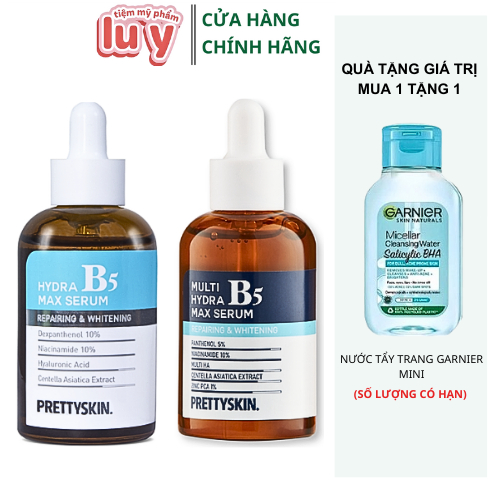 Serum b5 PrettySkin Hydra B5 Max,Tinh Chất Phục Hồi Dưỡng Trắng PrettySkin Serum 50ml LUY STORE
